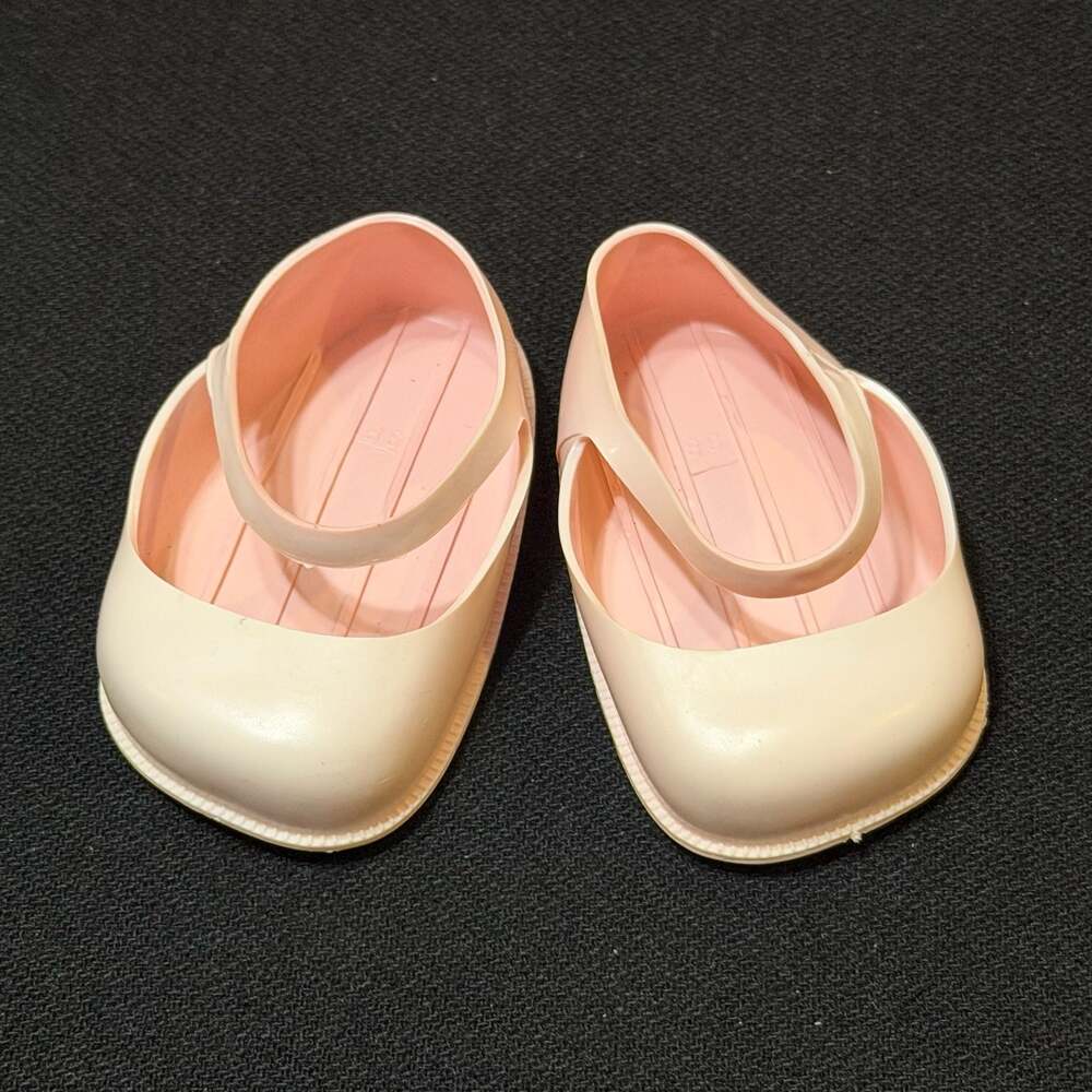 Vintage Plastic Doll Shoes Mary Jane Style Fits 1990s Jessie Dolls Large Doll